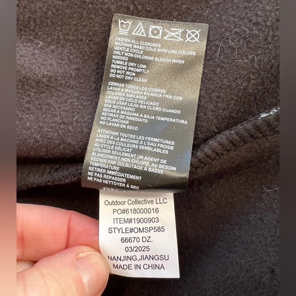 Spyder Men's Bandit Hybrid Full Zip Mid Layer Jacket, Grey/Black, M - Picture 8 of 9